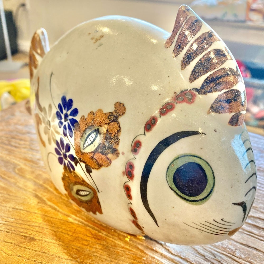 Vintage ceramic fish Handmade Mexico Collectible - Picture 11 of 15
